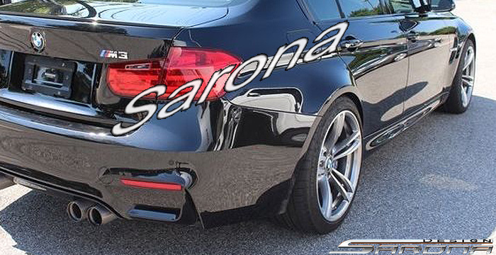 Custom BMW 3 Series  Sedan Side Skirts (2012 - 2015) - $450.00 (Part #BM-039-SS)